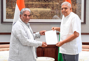 Jagdeep Dhankhar accepts resignation of Krishan Lal Panwar