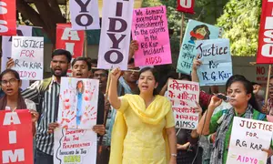 Protest in Solidarity with Kolkata Doctors Murder