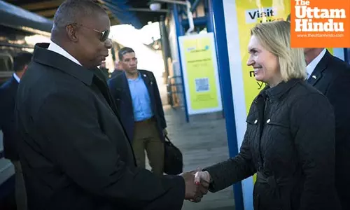 US Defence Secretary arrives in Kyiv on fourth Ukraine visit