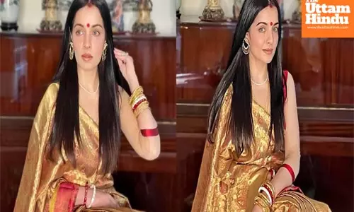 Celina Jaitly reflects on how her father was away on duty during Karwa Chauth