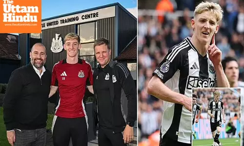 England winger Anthony Gordon signs long-term contract with Newcastle United