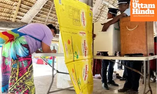 Pacific island country Kiribati holds presidential election