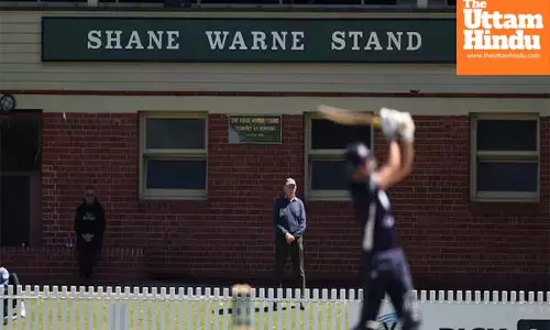 Stand named after Shane Warne unveiled at Melbourne’s Junction Oval