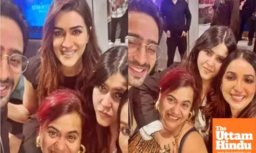 Ekta Kapoor gives shout out to Kriti for ‘first production venture’, Shaheer Sheikh for film debut