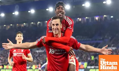 Premier League: Woods double takes Forest to fifth in the table