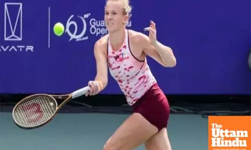 Tennis: Siniakova reaches WTA Guangzhou Open semifinals