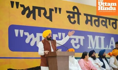 CM Bhagwant Mann rallies in Chabbewal: Backs Ishank for AAP victory, promises swift action on local issues