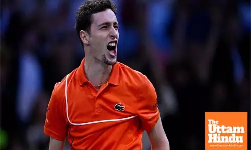 Humbert upsets Alcaraz to reach Paris Masters QF
