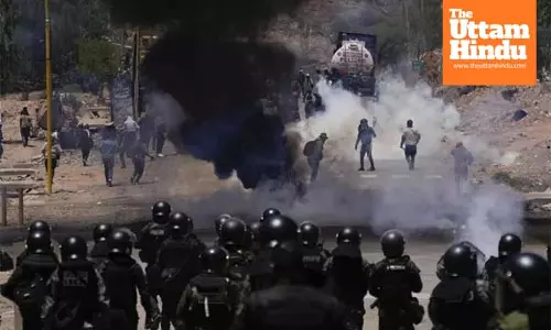 Government opponents occupy military barracks in Bolivia