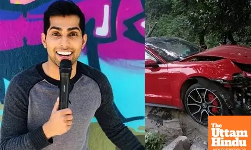 Stand-up comedian Utsav Dixit arrested for Porsche crash in Hyderabad
