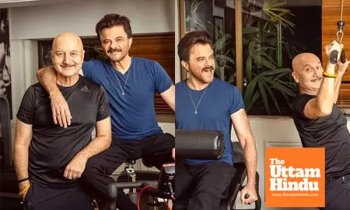 Anil Kapoor heaps praise at ‘young boy at heart’ Anupam Kher as they turn gym-buddies