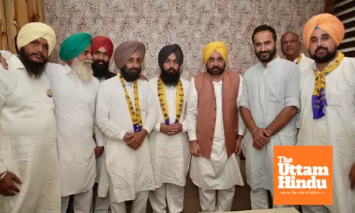 Dheeraj Kumar Dadahur, BJP candidate from Barnala in the 2022 assembly elections, joined AAP