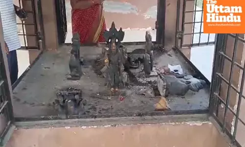 Another temple vandalised in Hyderabad