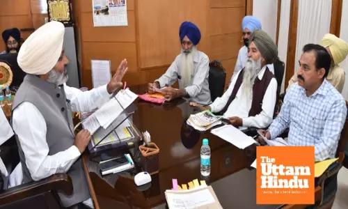 Finance Minister Harpal Singh Cheema assures life insurance coverage for AIDS control society employees