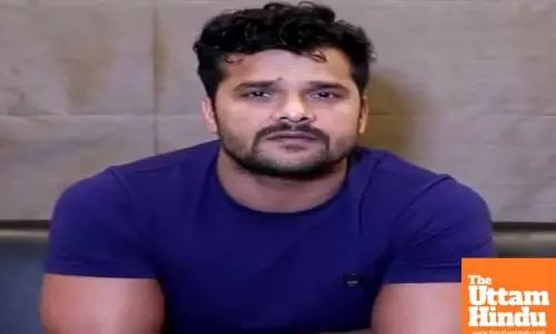 Bhojpuri actor Khesari Lal Yadav promotes new film Rajaram