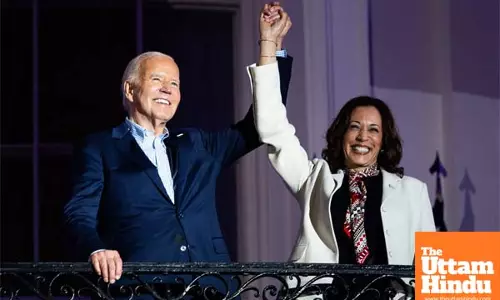 Harris will continue the fight: Biden