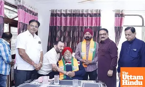 AAP Leader Harsharan Singh Balli joins BJP after four-year hiatus