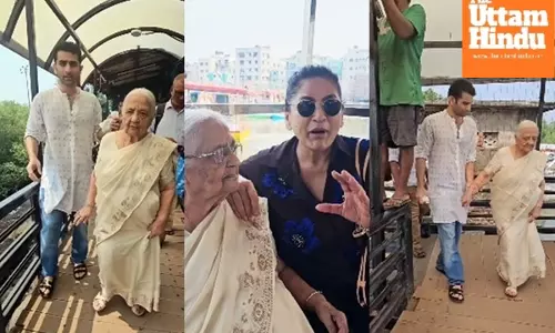Archana Puran Singh takes her 94-year-old mother on a ferry ride