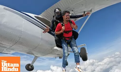 Ujjain: The Skydiving Festival  commenced, Thrilling experience for three months