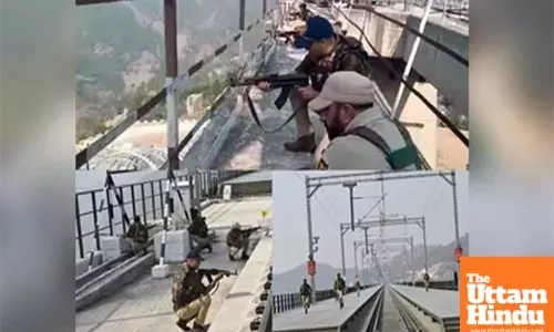 J&K: Mock security drill on world’s highest railway bridge