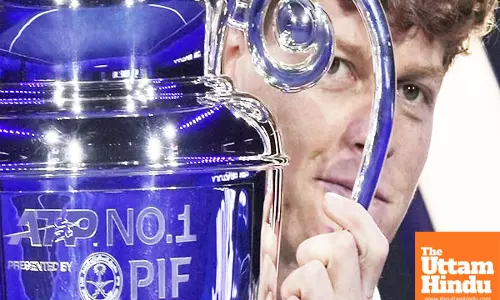 ATP Year-End No. 1 Trophy Presented to Jannik Sinner in Turin