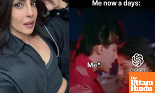 Priyanka Chopra generates a romantic conversation with ChatGPT