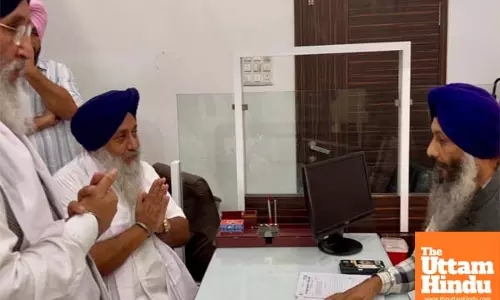 Sukhbir Badal seeks quick resolution from Sri Akal Takht