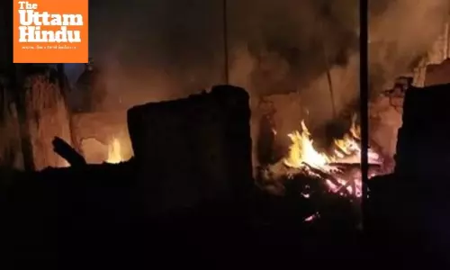 Dalit village set on fire in post-poll violence in MPs Vijaypur