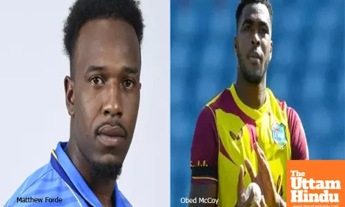 Matthew Forde out with injury, Obed McCoy takes his place in West Indies T20I Squad