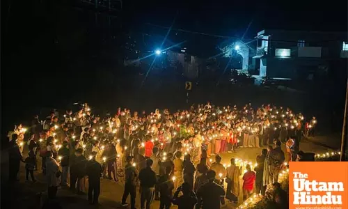 Meitei group holds candlelight march condemning killing of six women & children