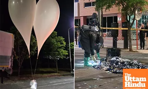 North Korea launches trash balloons toward South Korea