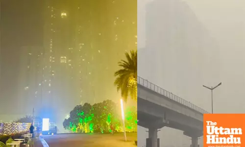 Invisible luxury: Gurugram’s high-end flats vanish in thick smog as air quality hits dangerous levels