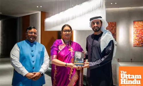 India-UAE Economic Dialogue Hosted in UAE by H.H. Sheikh Rashid bin Humaid Al Nuaimi with Smriti Irani