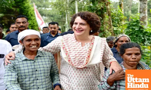 Priyanka Gandhi leads in Wayanad, BJP ahead in Palakkad Assembly seat