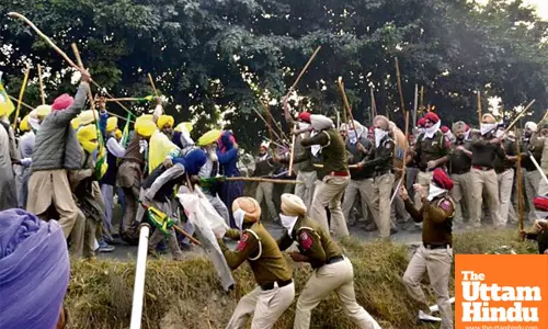 Protests turn violent in Punjab’s Dunevala over Bharatmala land dispute, farmers and police in intense clash