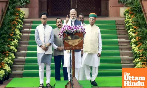 PM Modi addresses on the first day of the third session of the 18th Lok Sabha