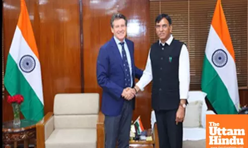 Sports Min discusses Indias ambition to host Olympics 2036 with World Athletics chief