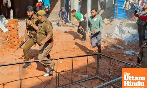 Violence Erupts as Workers Protest Mata Vaishno Devi Ropeway Project, Police Injured in Stone Attack