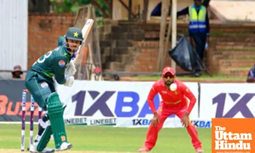 Saim Ayubs blistering century guides Pakistan to emphatic series-levelling win over Zimbabwe