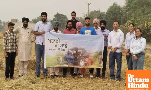 Trident prevents stubble burning from over 2000 Acres of land