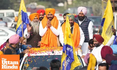 Second Day of the Shukrana Yatra: AAP Punjab Working President Sherry Kalsi Leads the Yatra from Amritsar to Batala