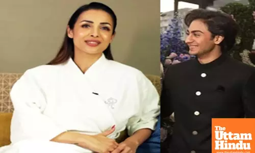 Malaika Arora, son Arhaan twin in monochromatic outifts, netizens heap praise on the duo