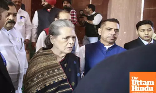 New Delhi: MPs At The Parliament House During the Winter Session