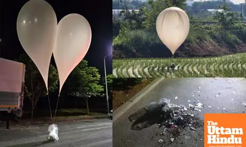 North Korea sends about 40 trash-filled balloons toward South Korea: JCS