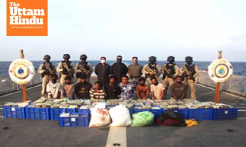 Indian Navy seizes 500 kg of meth in Arabian Sea