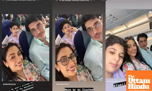 Rupali Ganguly jets off for holiday with husband, son amid drama with stepdaughter