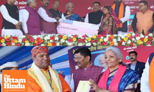 FM advocates development, cultural preservation at Credit Outreach Programme in Bihar