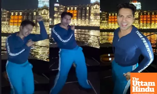 Varun Dhawan does ‘Nain Matakka’ in front of the iconic Taj Hotel