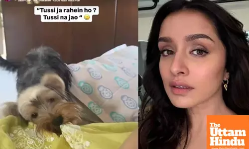 Shraddha Kapoor recreates ‘Tussi na jao’ moment with her furry friend
