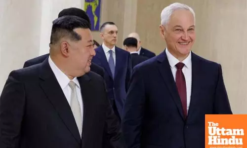 Russias defence chief departs North Korea after two-day visit